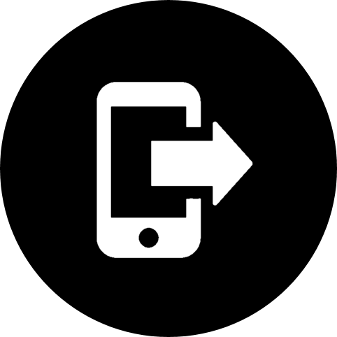 Calling, downloading, mobile, mobile phone, phone, screen, sending icon